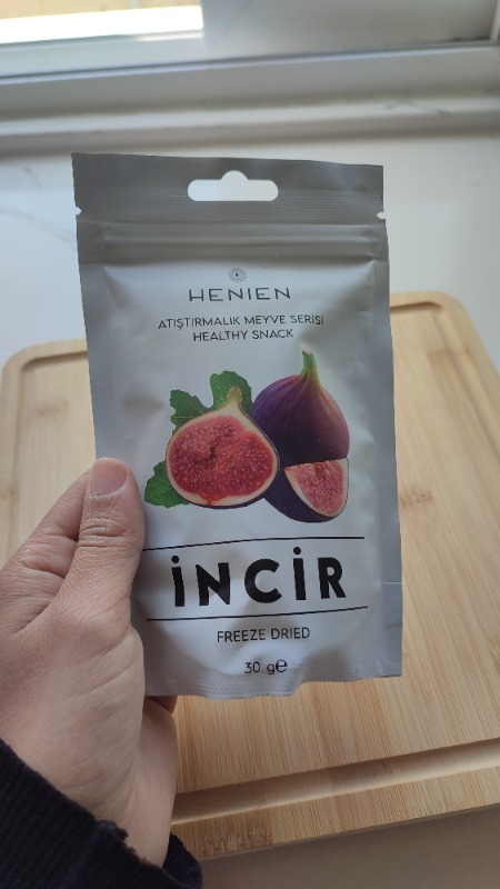 Henien Dondurularak Kurutulmuş İncir 30 Gr - Koruyucu ve Katkı Maddesi İçermeyen Freeze Dried İncir