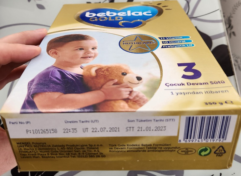 Bebelac Gold 3 Çocuk Devam Sütü 350 gr 1 Yaşından İtibaren