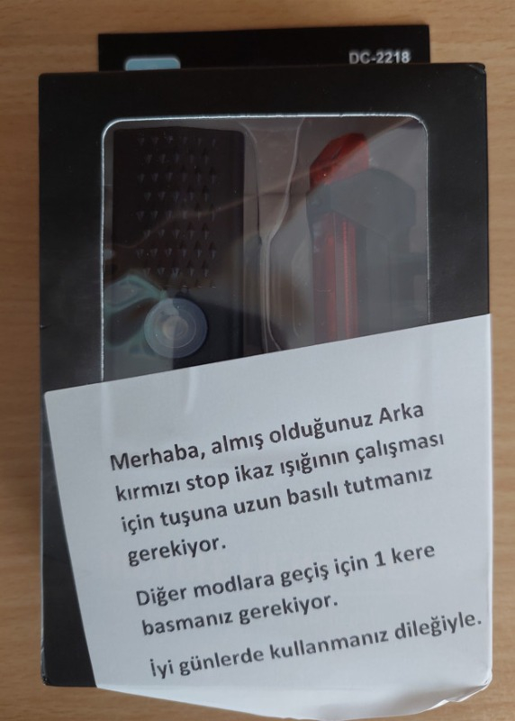 Greathings USB Şarjlı Bisiklet Ön-Arka Far Stop Lambası Seti