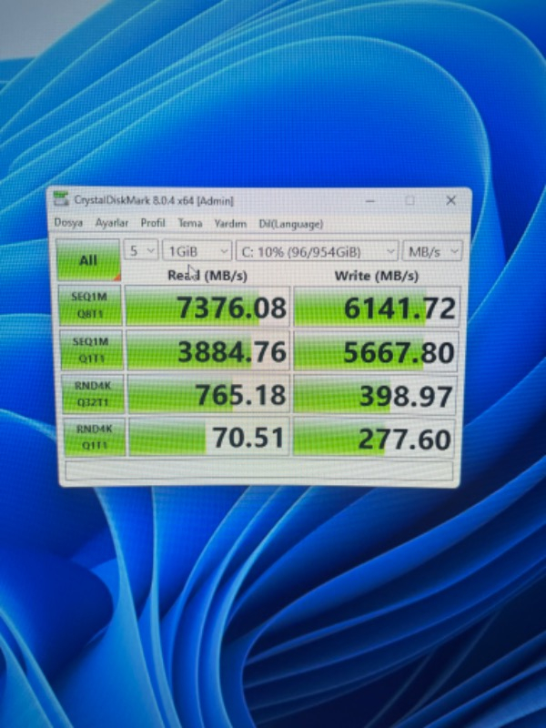 Kingston KC3000 1TB 7000MB/S - 6000MB/S SSD