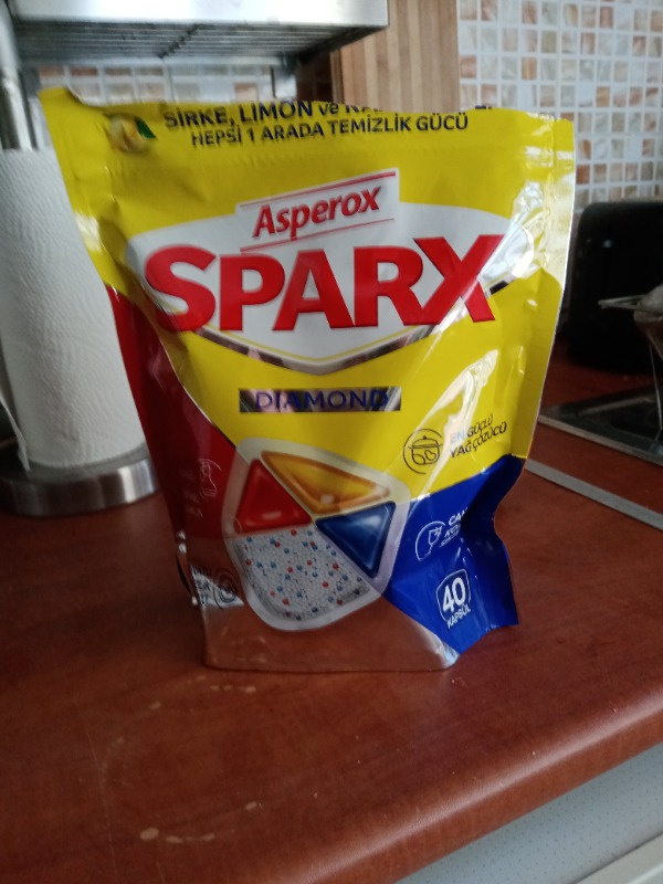Asperox Sparx  Bulaşık Makinesi Kapsülü 40'lı