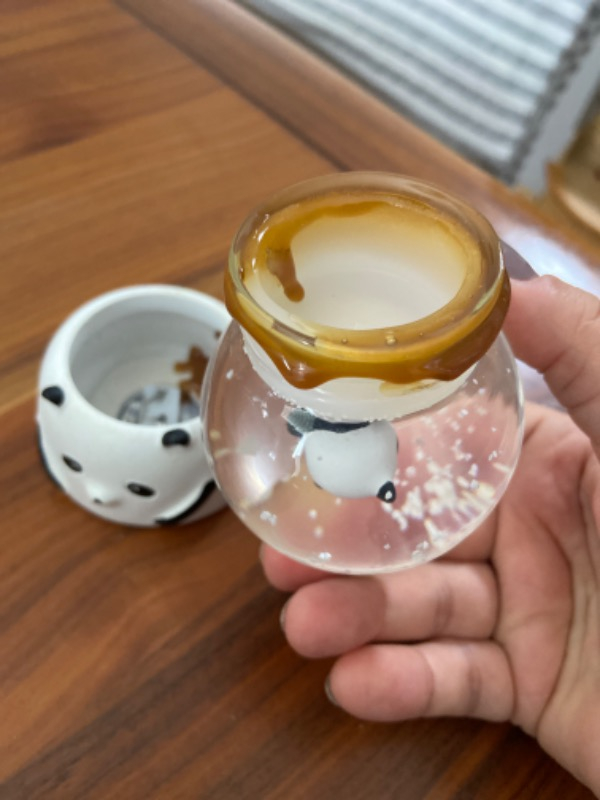 Orta Boy Müzikli ve Işıklı Panda Kar Küresi