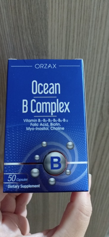 Orzax Ocean B Complex 50 Kapsül Takviye Edici Gıda
