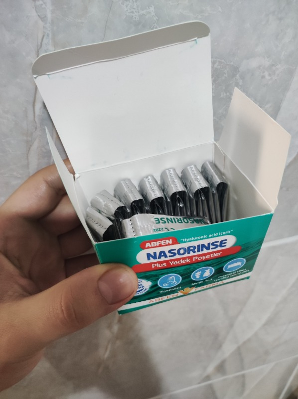 Abfen Nasorinse Plus Yedek Poşetler