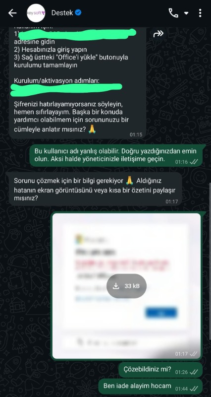 Microsoft Office 365 Lisans Hesabı | 5 PC/Mac | (IOS ve Android)
