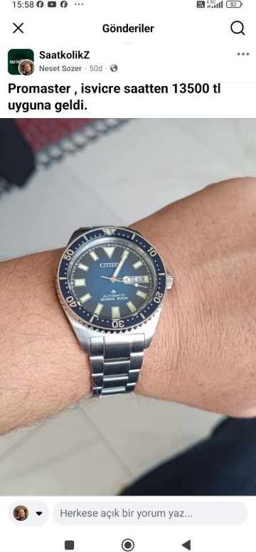 Citizen Promaster NY0129-58LE Erkek Kol Saati