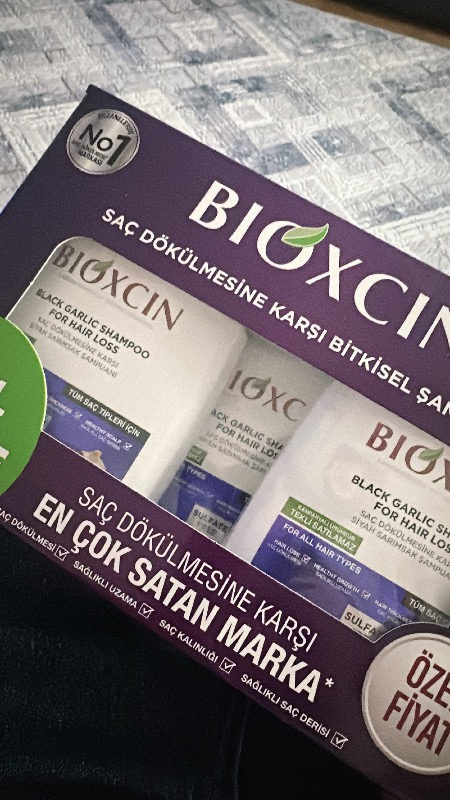 Bioxcin Siyah Sarımsak Şampuanı 3 al 2 öde (3x300ml)