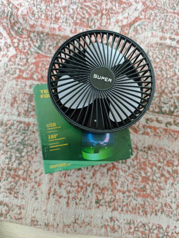 Robeve Masaüstü Vantilatör Şarjlı Vantilatör Yükselebilen Fan Vantilatör Soğutucu Fan Klima Serinletici Fan 3 Kademeli Hız Ayarı Vantilatör