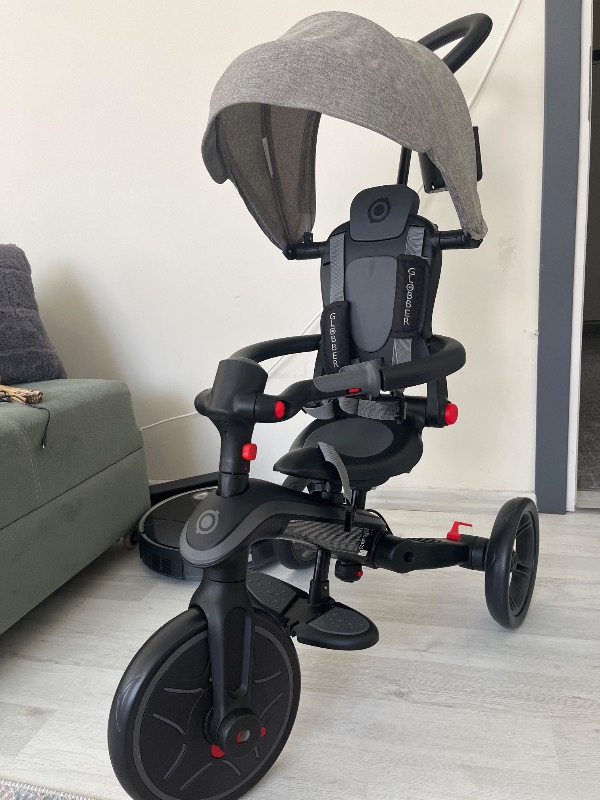 Globber Explorer 4in1 Katlanabilir Bisiklet - Siyah/gri