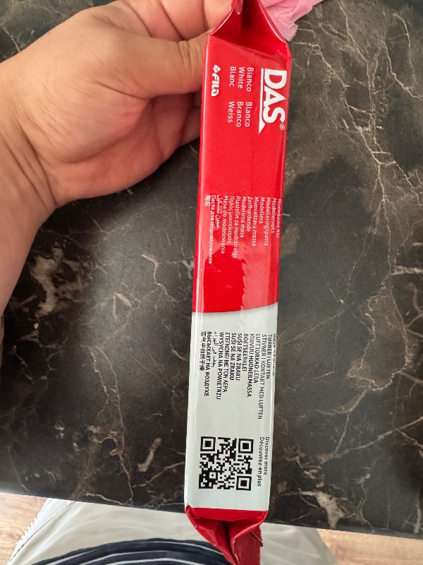 Das Beyaz Seramik Kil Hamuru 1000 gr Kolay Şekillenen Hava ile Katılaşan Malzeme