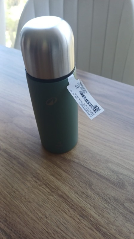 Decathlon Quechua Outdoor Paslanmaz Çelik Termos - 0,4 L - Yeşil