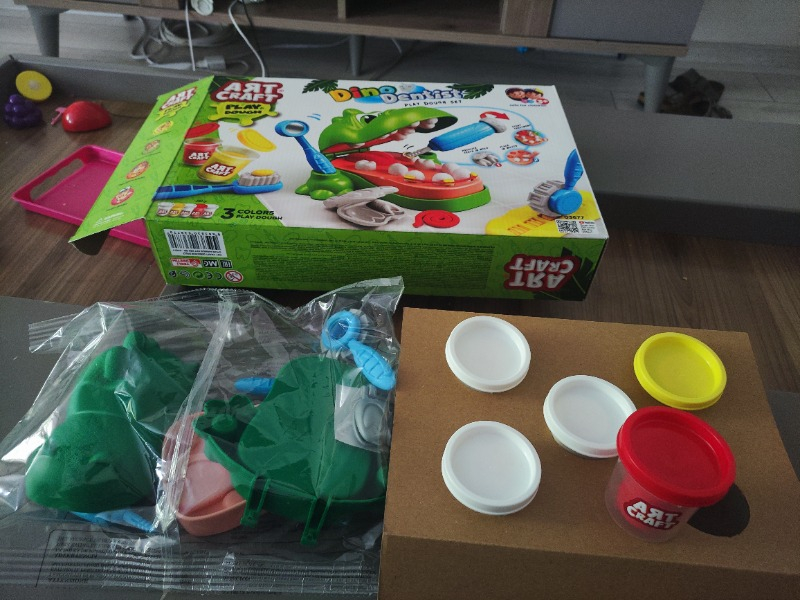 Art Craft Dino Dişçi Hamur Set