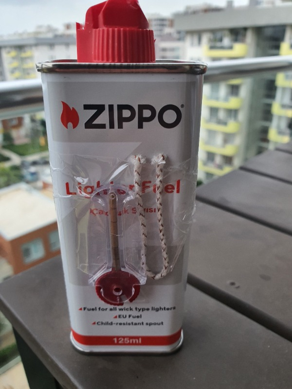 Zippo Benzin - Taş - Fitil Seti