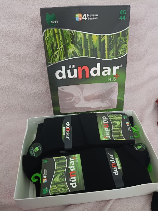 Dündar 12'li Bambu Erkek Çorap Dikişsiz Solmaz