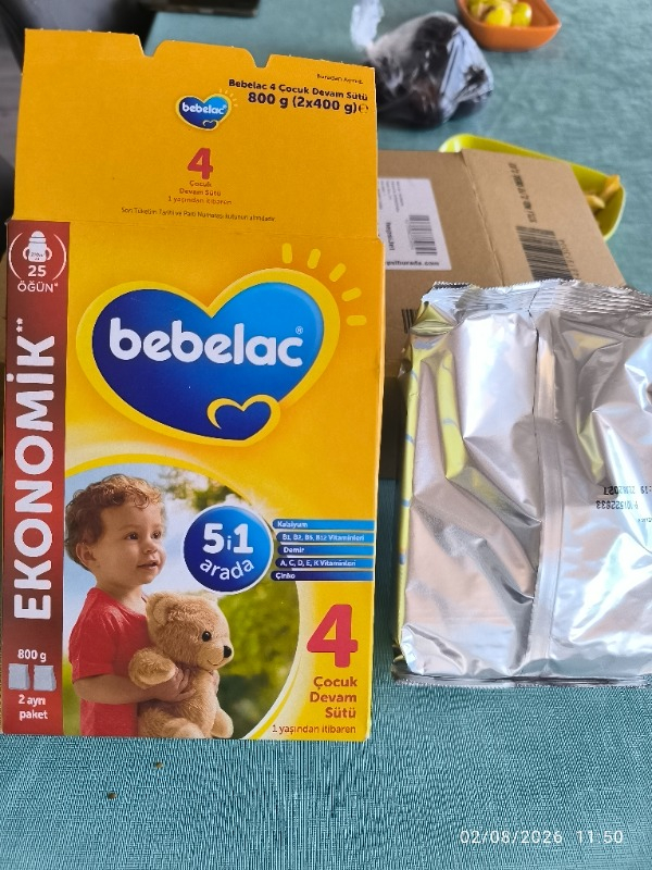 Bebelac 4 Çocuk Devam Sütü 1 Yaş+ 800 Gr