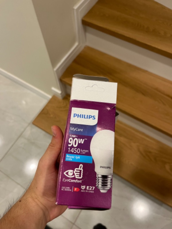 Philips 13W - 100W 6500K Beyaz Işık E27 Essential LED Ampul 12'li