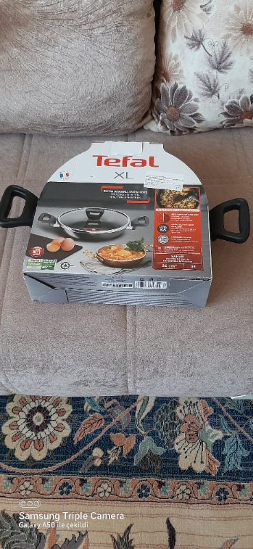 Tefal C38470 Titanyum 2X XL Kapaklı Sahan 24 cm - 2100123254