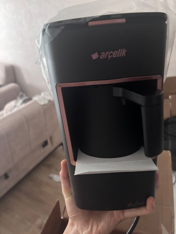 Arçelik K-3300 Siyah Mini Telve Türk Kahve Makinesi