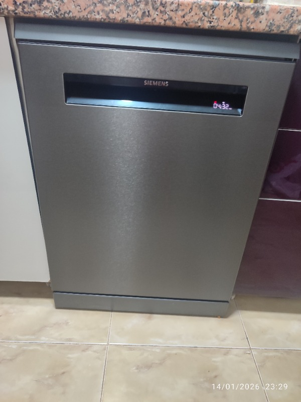 Siemens SN15EC00NT Solo Bulaşık Makinesi 6 Programlı Siyah Çelik