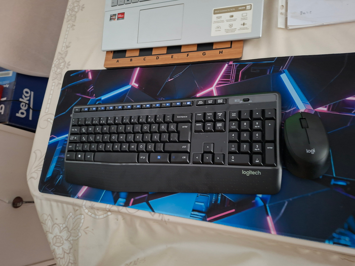 Logitech LOGİTECH MK345 Q KABLOSUZ KLAVYE + MOUSE SİYAH