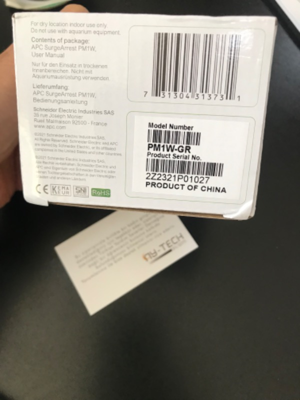 Schneider Electric APC Tekli Akım Korumalı Priz  230V