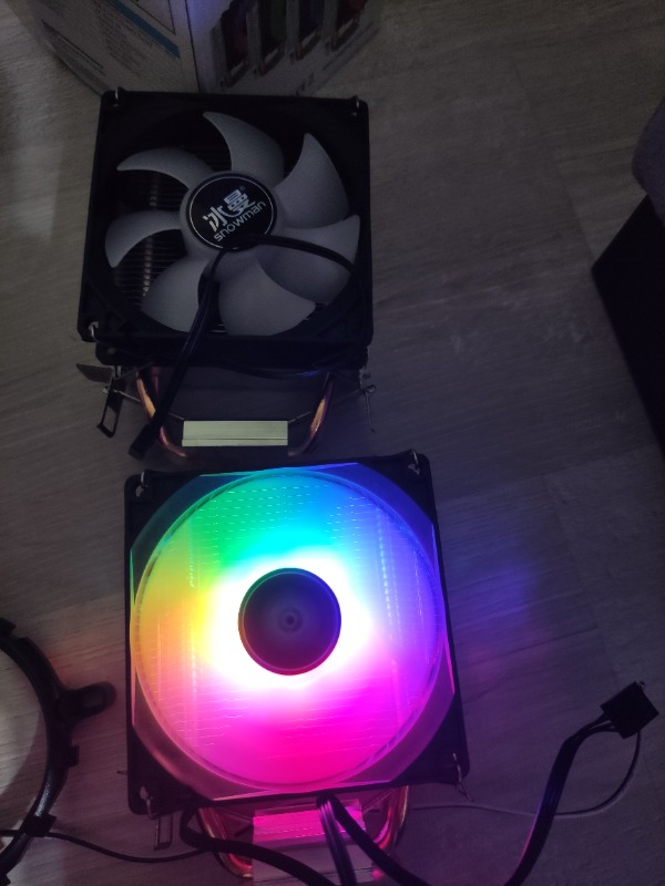 Snowman M200 2 Bakır Borulu Cpu Soğutucu Fan Rainbow