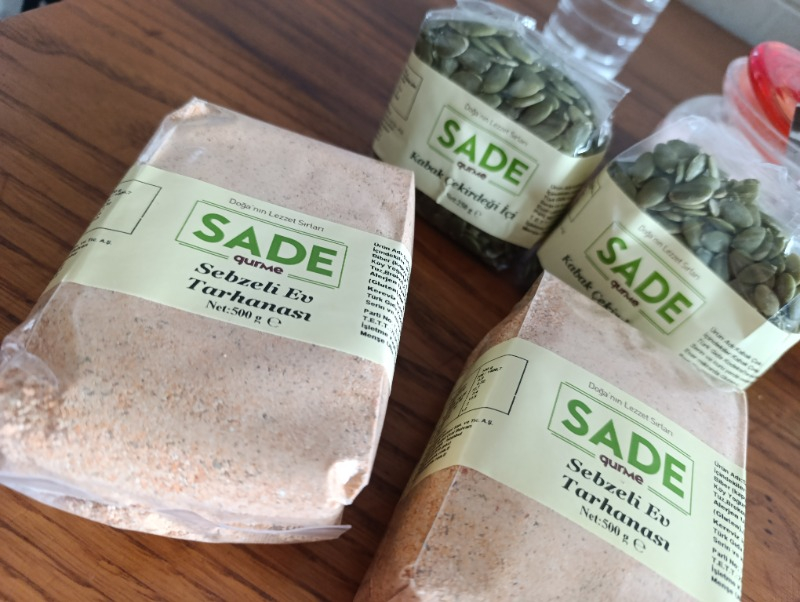 Sade Organik Sade Kabak Çekirdeği İçi 250 gr