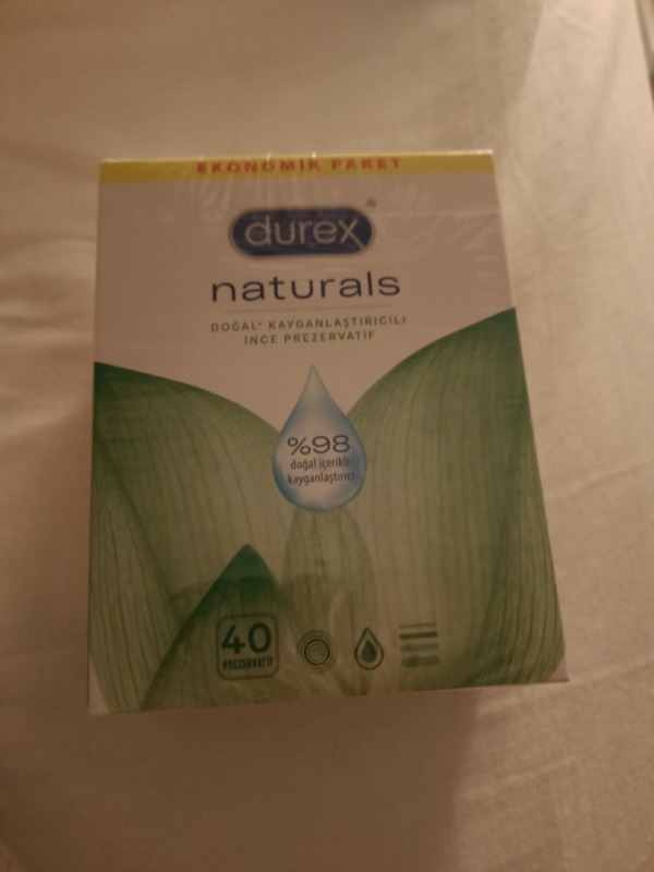Durex Naturals 40'Lı İnce Prezervatif