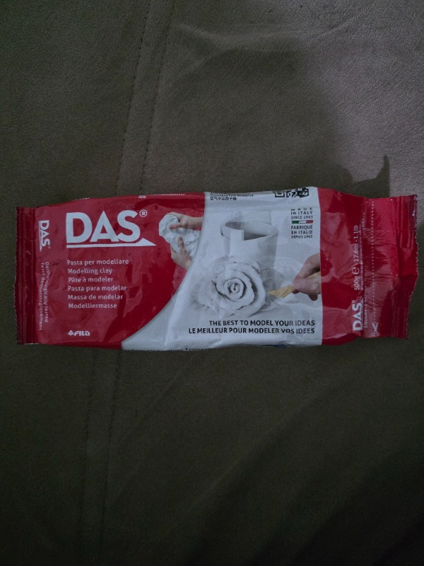 Das Seramik Hamuru Beyaz 1/2 Kg. (500 Gram) - 1 ADET