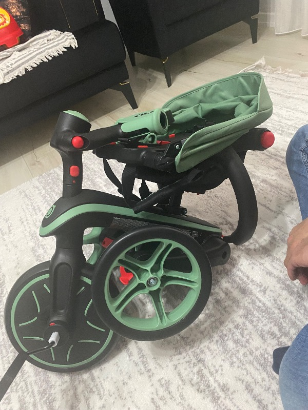 Globber Explorer 4in1 Katlanabilir Bisiklet - Zeytin Yeşili