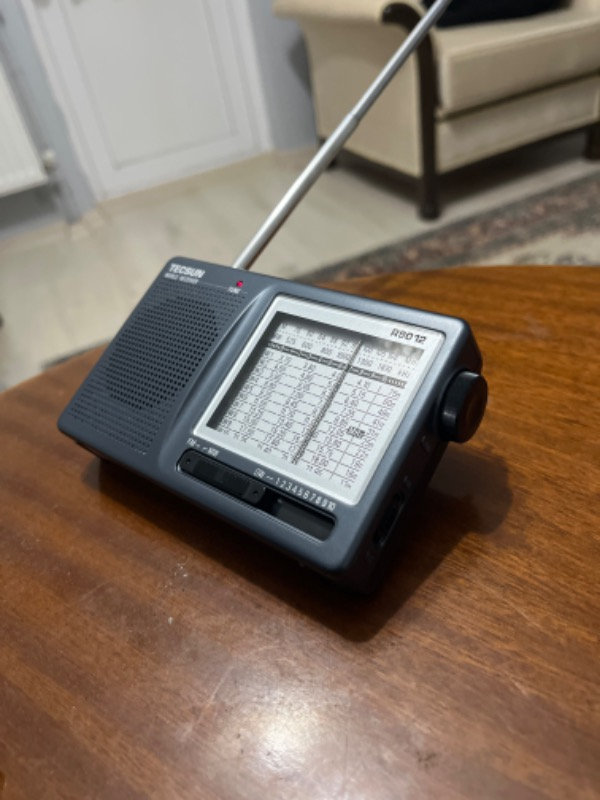 Tecsun R9012 Transistörlü 12 Bandlı Kısa Dalga Analog Radyo