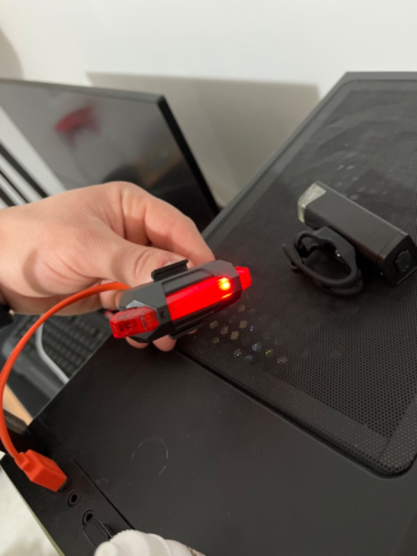 Greathings USB Şarjlı Bisiklet Ön-Arka Far Stop Lambası Seti