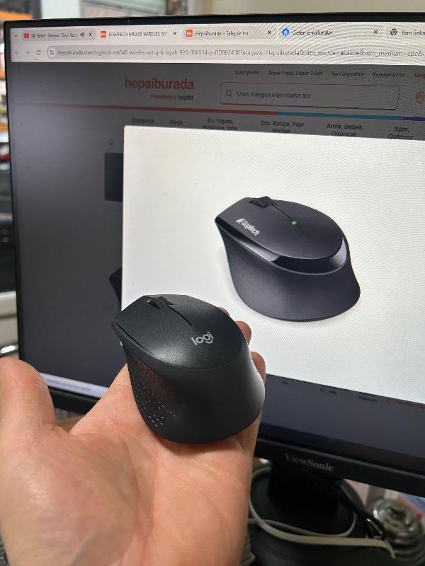 LOGITECH MK345 WIRELES SET Q TR SİYAH 920-006514