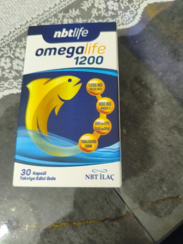 Nbt Life Omegalife 1200MG 30 Kapsül