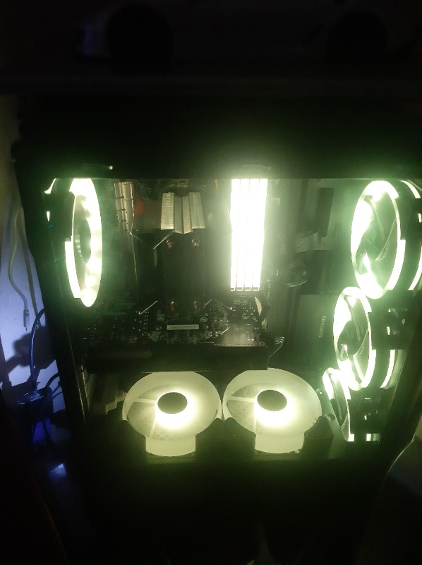 Snowman M200 2 Bakır Borulu Cpu Soğutucu Fan Rainbow