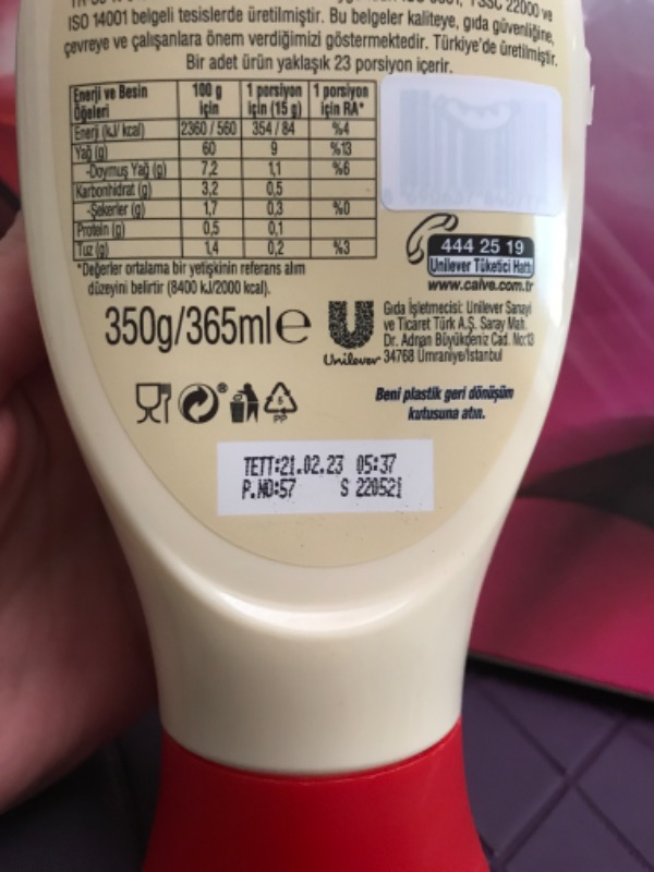 Calve Sos Ketçap + Mayonez 2'Li Set 750 gr
