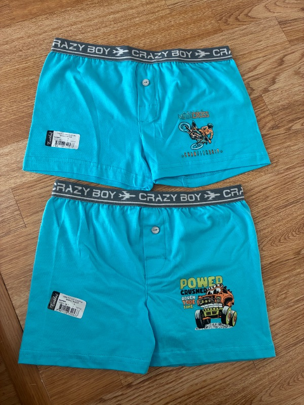 Tutku Erkek Çocuk Elastan Baskılı Boxer 6'lı Paket