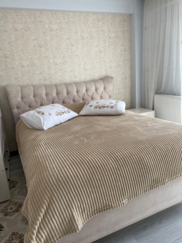 Yataş Bedding Holly Wellsoft Battaniye Çift Kişilik - Ekru