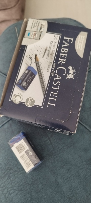 Faber-Castell Sınav Silgisi Dust-Free Mavi  24’lü Paket