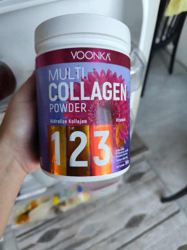 Voonka Multi Collagen Powder Tip 1 2 3 Vitamin C 300 gr Hidrolize Kolajen