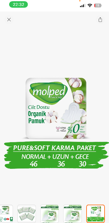 Molped Pure&Soft Mega Karma Paket 112 Adet