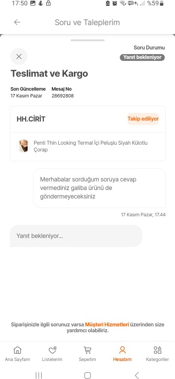Penti Thin Looking Termal İçi Peluşlu Siyah Külotlu Çorap