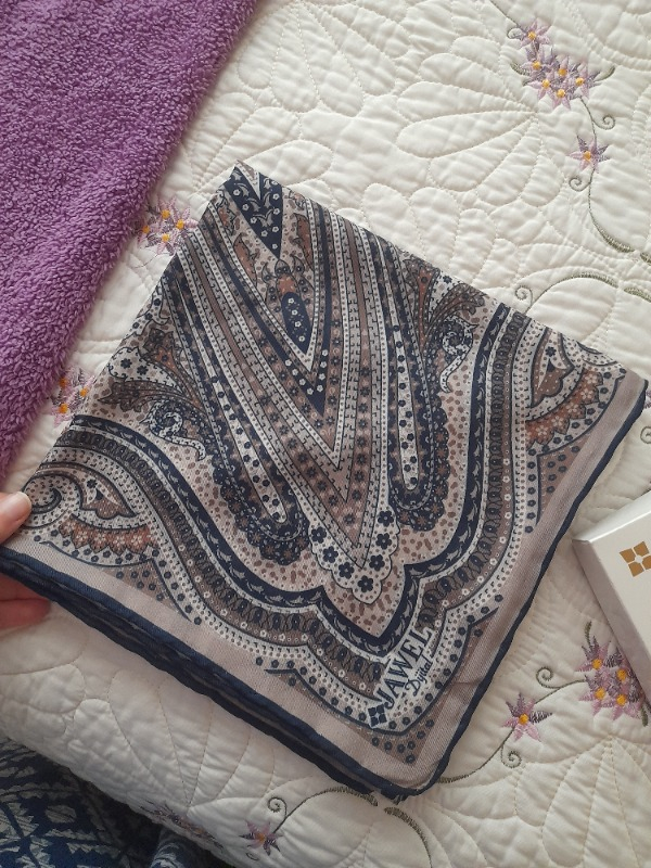 Jawel Kadın Pamuksu Etnik Desenli Soft Eşarp