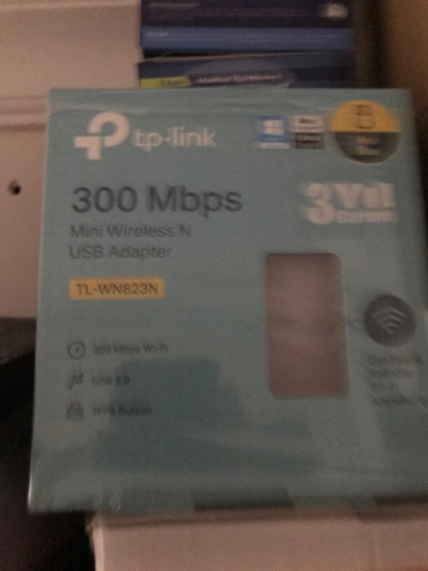 TP-LINK TL-WN823N 300 Mbps N Kablosuz WPS/Soft AP Mini USB Adaptör