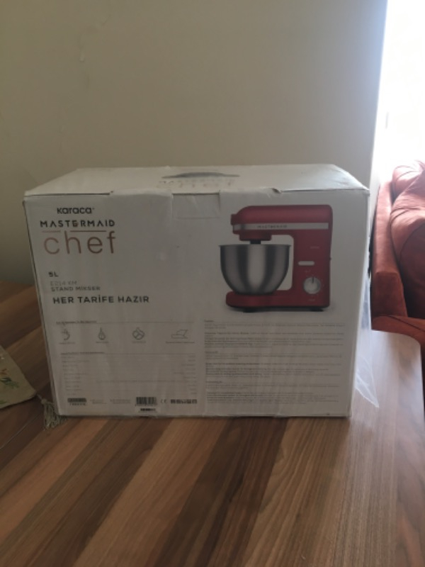 Karaca Mastermaid Chef Stand Mikser Red 1500W 5 Lt