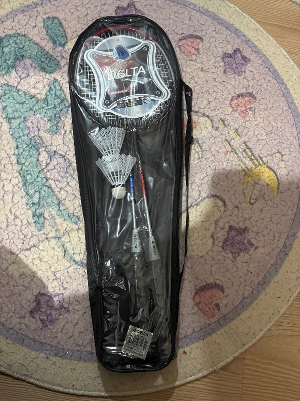 Delta 2 Adet Badminton Raketi İle 3 Adet Badminton Topu Ve Deluxe Badminton Çantası Çiftler İçin Set