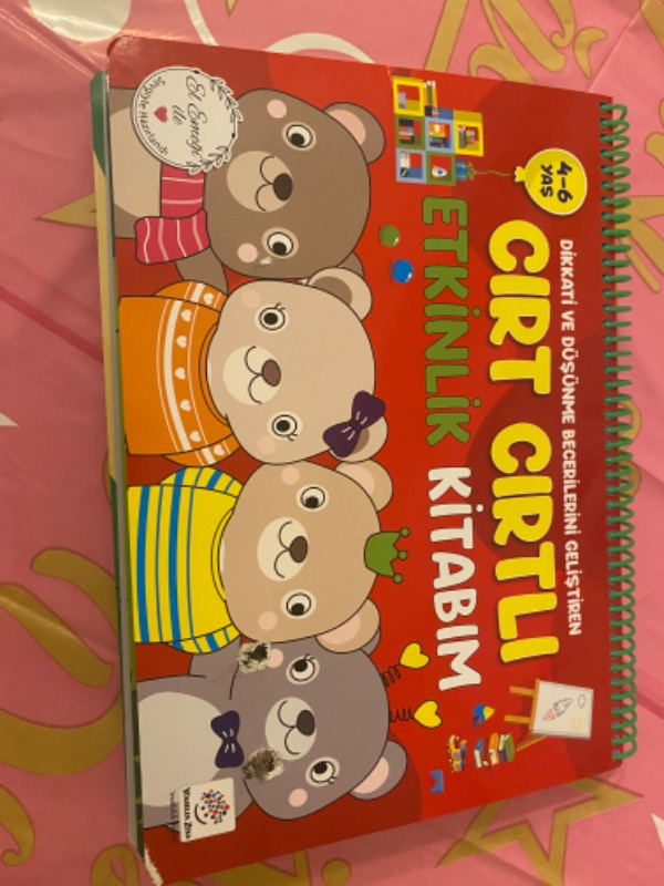 4-6 Yaş Cırt Cırtlı Etkinlik Kitabım