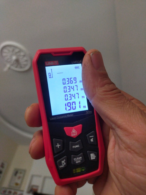 Uni-T LM50A Lazer Mesafe Ölçer 50 mt