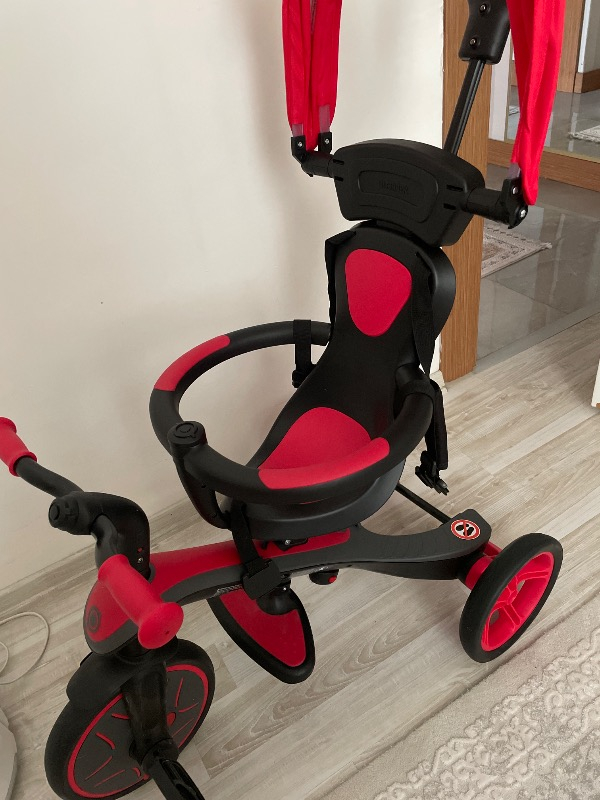 Globber Explorer 4in1 Trike Bisiklet - Kırmızı