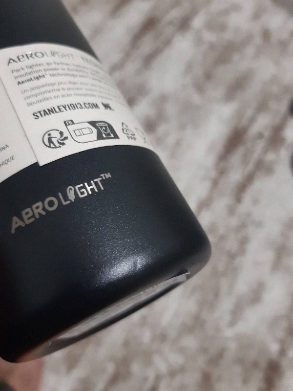 Stanley  The Aerolight 0.60 Litre Termos Bardak Siyah Renk